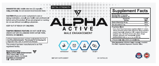 Alpha Active Male Enhancement 